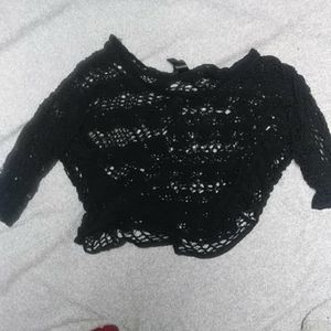 Sexy black see through